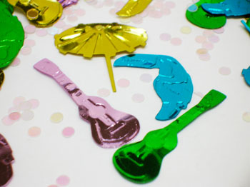 Island Fun Confetti by the packet